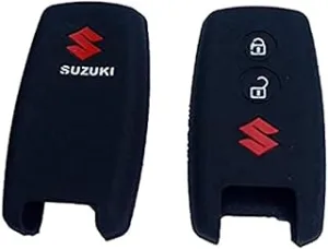 51JJI8W6MBL._AC_UL320_.jpg جراب لحمايه مفتاح السياره سيليكون سوزوكي 2، اسود