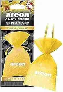 61qRJx8zhL._AC_UL320_.jpg اريون معطر جو للسيارة من بيرلز، فانيليا، اسود