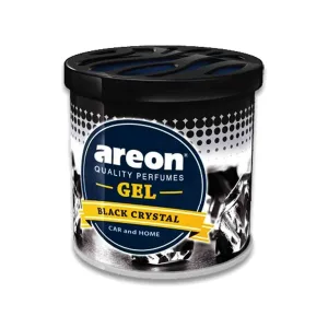 B06XFK5NZ3 علبة معطر السيارة جل بلاك كريستال من اريون، عبوة قطعة واحدة، GCK12