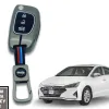 جراب ريموت معدن هيونداي رمادي داكن (HY2) -ix35 النترا Compatible with Hyundai