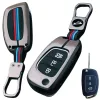 جراب ريموت معدن هيونداي رمادي داكن (HY2) -ix35 النترا Compatible with Hyundai