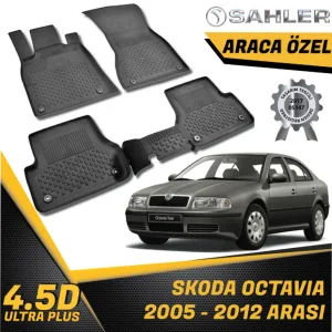 SAHLER SKODA Octavia 2005-2012 دواسات ساهلر تركي SAHLER مخصصة لسيارةسكودا A5 اوكتافيا 2012:2005