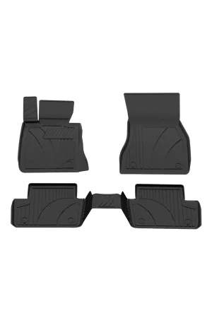 Sahler Pro G30 2023 دواسات ارضيةTPE متوافقة مع سيارة بي ام دبليو BMW G30 من ساهلر - أسود