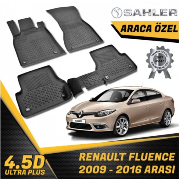 saler flunece دواسات سيارة رينو فلوانس 2009:2016 4.5D ساهلر تركي Fluence