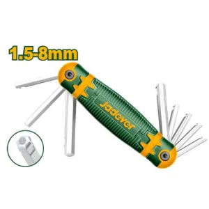 طقم مفاتيح ألين (Ball point hex key) - 8 قطع من جاديفر JDHK2281