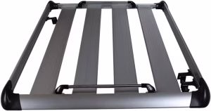 Roof Rack140 شبكة سقف سيارة مقاس 140سم *100سم من الألومنيوم-لون فضي