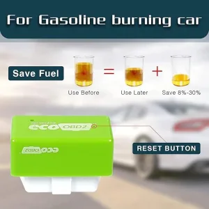 جهاز ECO OBD2 (أخضر) يوفر لك حلاً ذكيًا لتوفير الوقود في سيارتك البنزين. احصل عليه الآن من ميزاديلز.