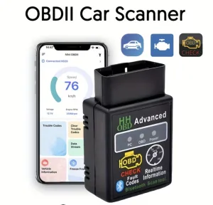 أداة فحص أعطال السيارات ELM327 بتقنية البلوتوث OBD2