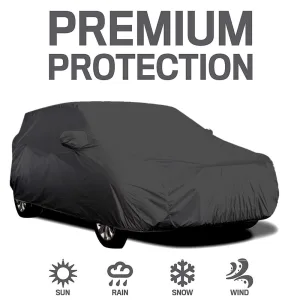 kia car cover غطاء سيارة مقاوم للماء والغبار والشمس – مبطن بسوست جانبية – مناسب لسيارة كيا اكسيد KIA XCeed