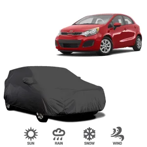 kia rio غطاء سيارة وتربروف مبطن طبقتين PVC لسيارة كيا ريو KIA Rio