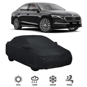 skoda fantasia غطاء سيارة من طبقتين مقاوم للماء بطبقة مبطنة من القطن لسيارة سكودا اوكتافيا /فانتازيا