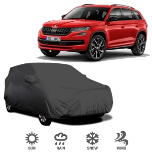skoda kodiaq غطاء سيارة وتربروف طبقتين PVCلسيارة سكودا كودياك مبطن بطبقة قطنية