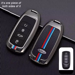 tiggo7pro غطاء مفتاح تيجو زنك معدن 4 زرار بصمة لتيجو 7 بروماكس/4برو