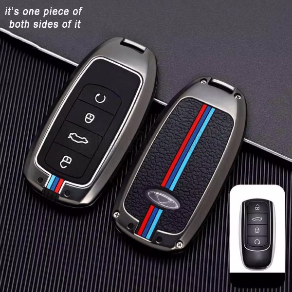tiggo7pro غطاء مفتاح تيجو زنك معدن 4 زرار بصمة لتيجو 7 بروماكس/4برو