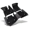 9D Mat دواسات جلدية فاخرة 9D متوافقة مع فولكس فاجن جيتا (2010-2022) -بطبقة من الموكت- مقاومة للماء والاوساخ - تصميم اسود فاخر