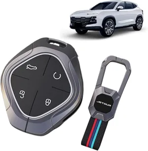 61BuaIZVuWL._AC_SY450_.jpg جراب ريموت معدن لمفتاح سيارة متوافق مع جيتور داشينغ Jetour Dashing